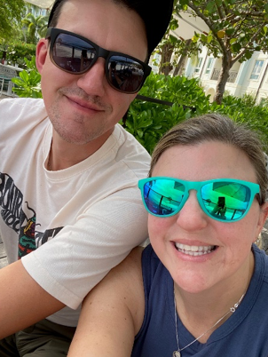 Nikki with husband