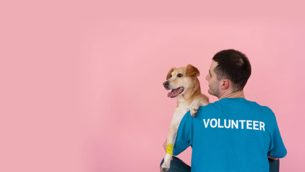 volunteer-with-dog